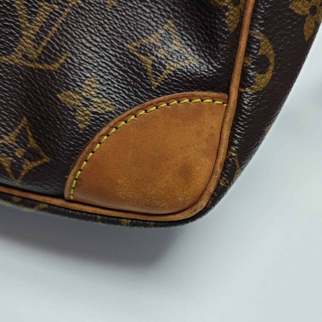 VINTAGE TROCADERO 30 Monogram Coated Canvas Brown