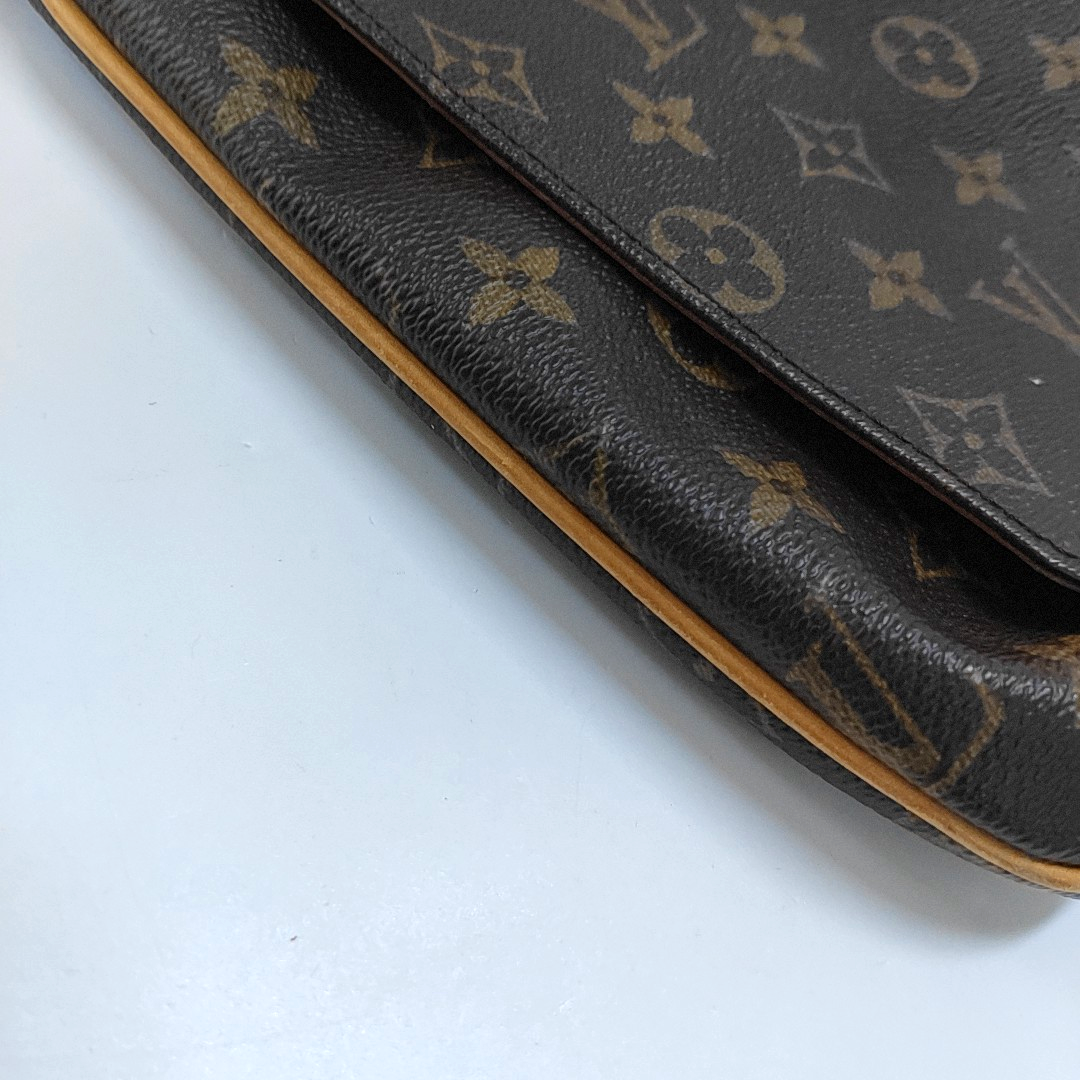 MUSETTE TANGO Monogram Coated Canvas Brown