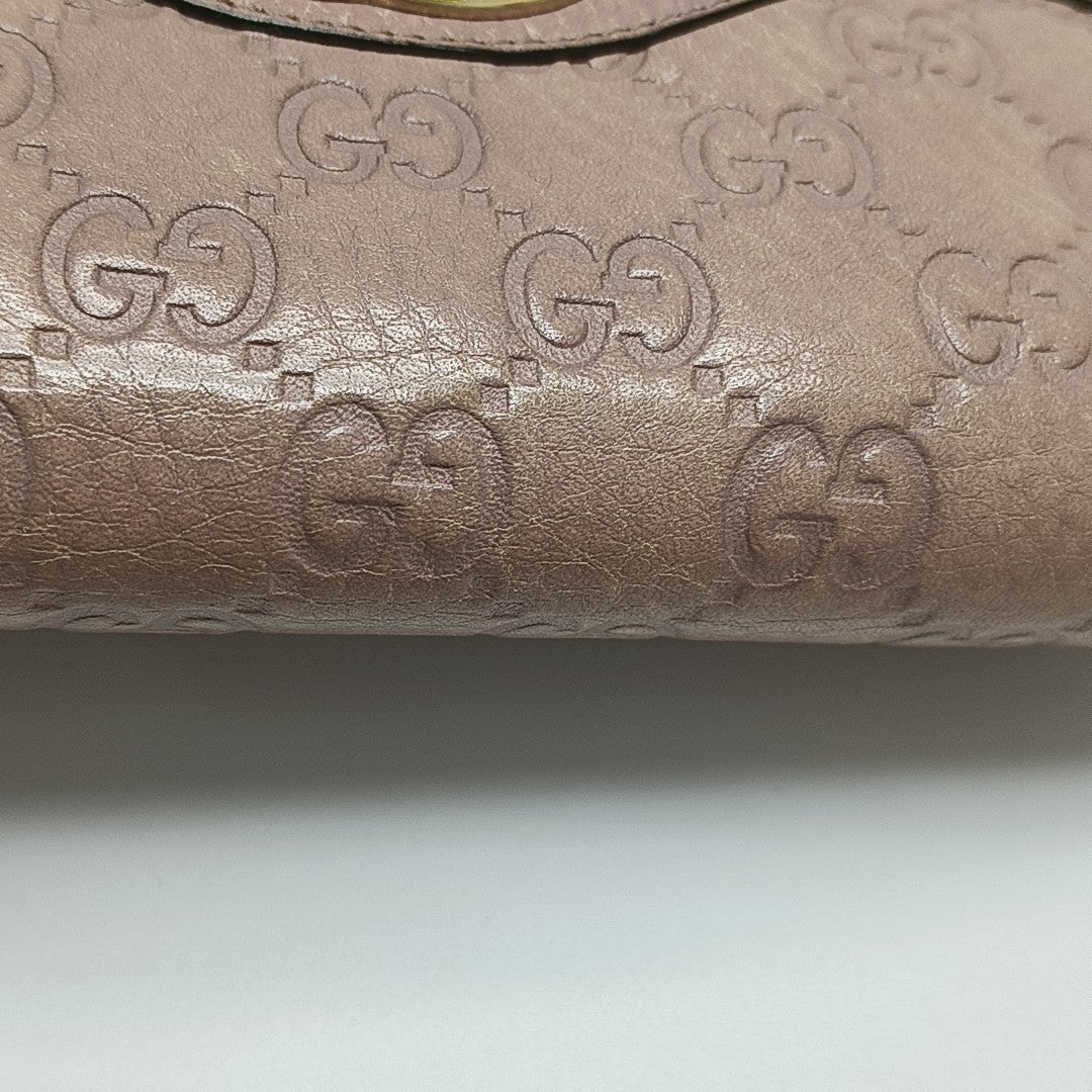 Monogram Calfskin Wallet Pink
