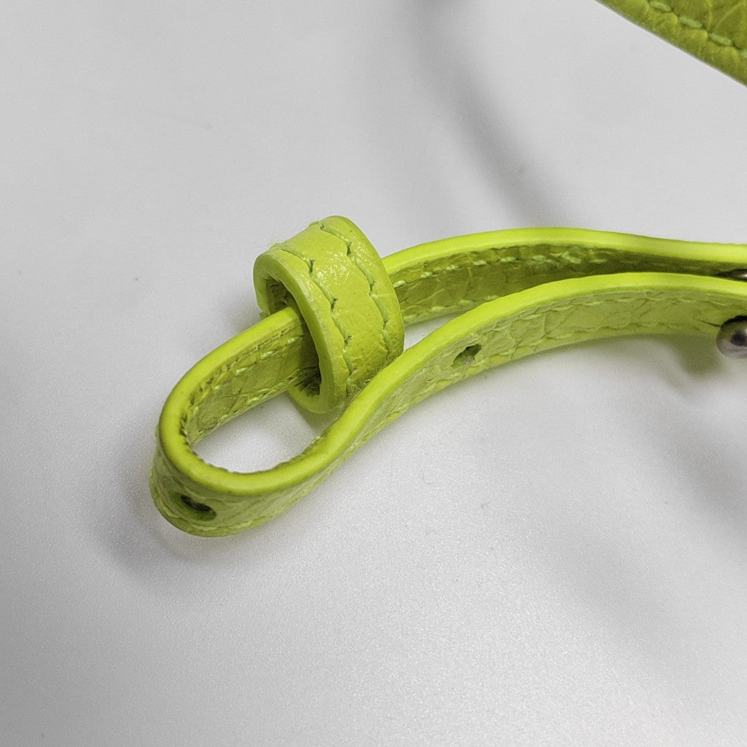 Le Cagole Mini Calfskin Green