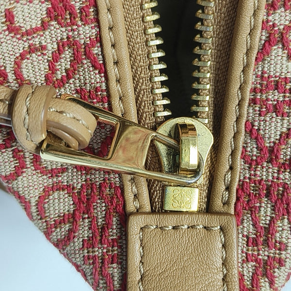 Monogram Canvas Top Handle Bag Red
