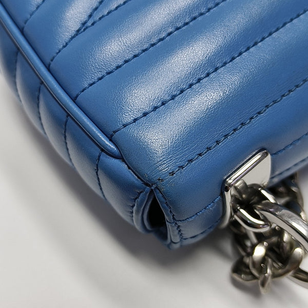 Diagramme Quilted Calfskin Blue