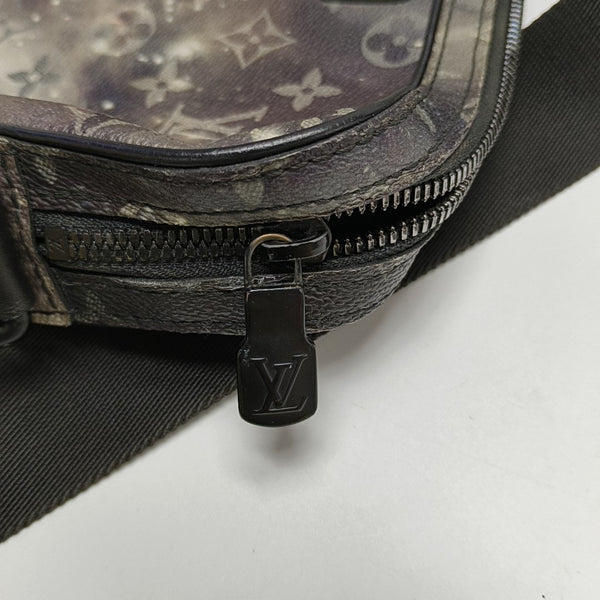 ALPHA Monogram Coated Canvas Gray