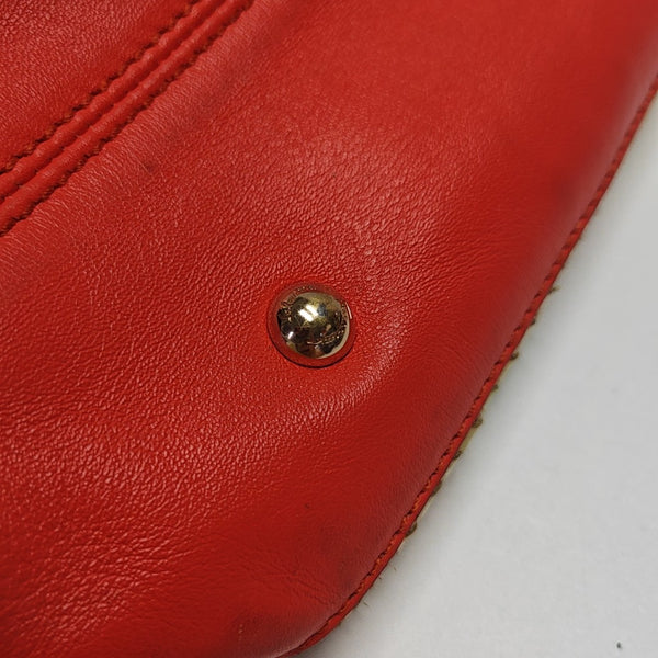 Calfskin Top Handle Bag Multicolor
