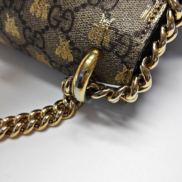 Authenticated pre-owned  Padlock Small Monogram Coated Canvas Beige - Shoulder Bag at Looply