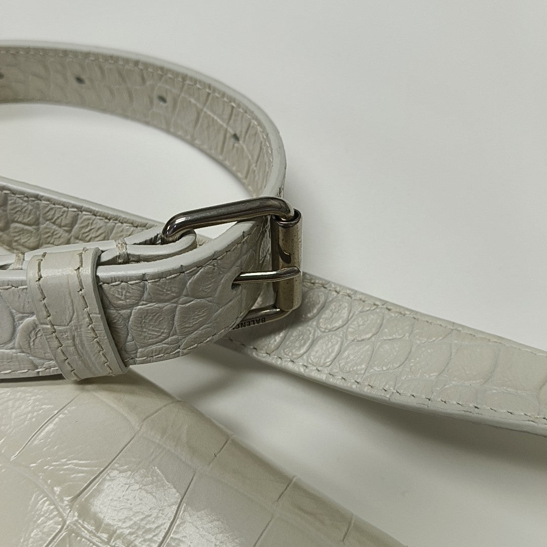 Downtown Mini Calfskin White