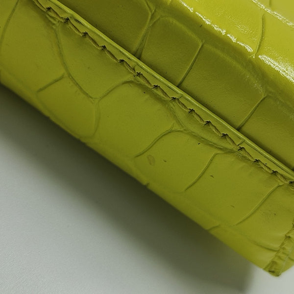 Shopping Bag Calfskin Yellow
