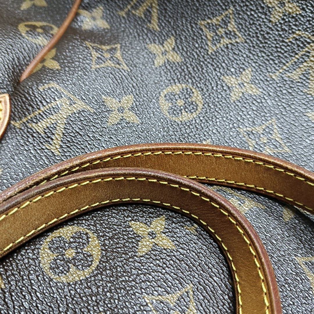 TOTALLY MM Monogram Coated Canvas Brown