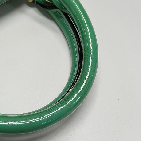 ALMA BB Monogram Patent Leather Green