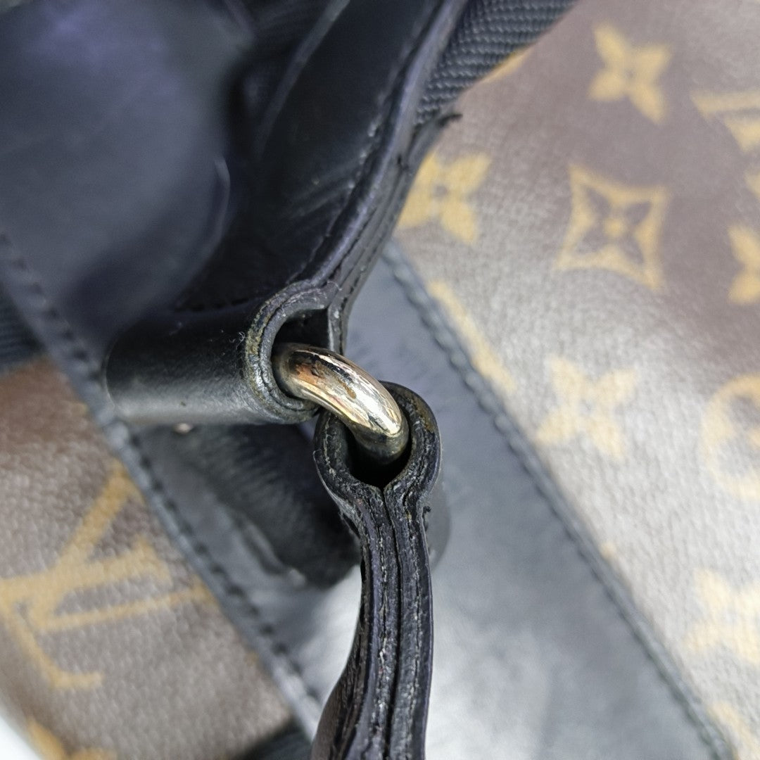 CHRISTOPHER MM Monogram Coated Canvas Brown