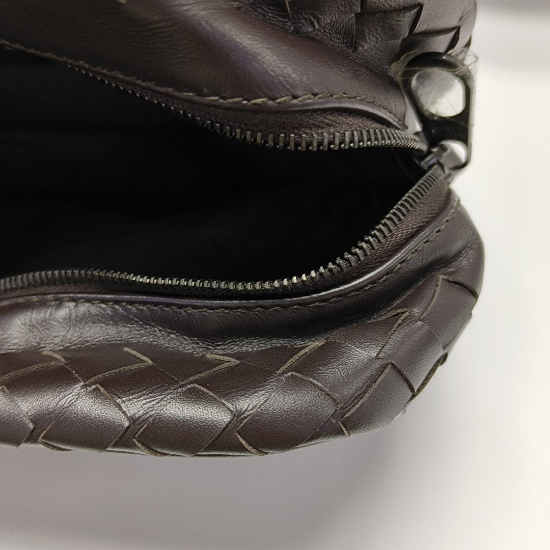 Calfskin Clutch Brown