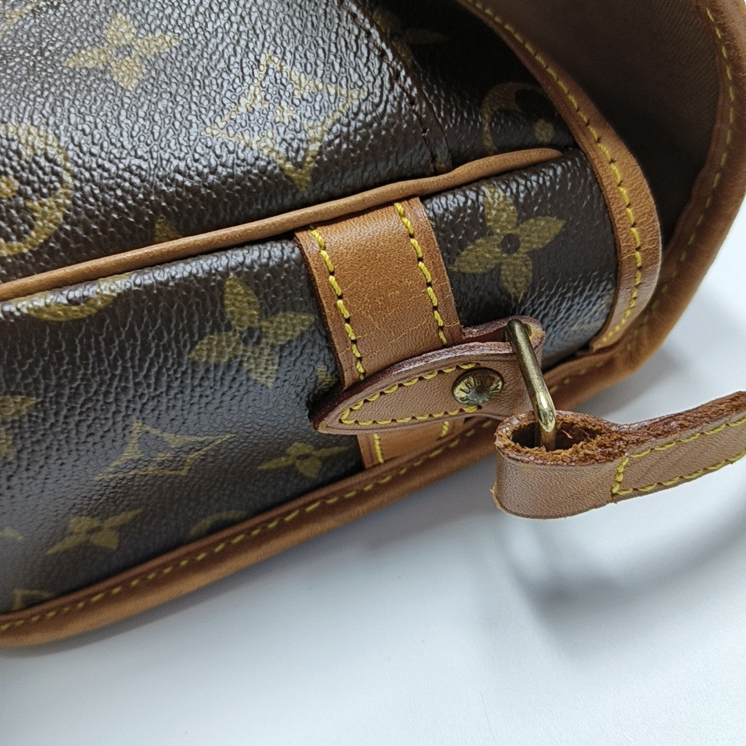 SOLOGNE PM Monogram Coated Canvas Brown