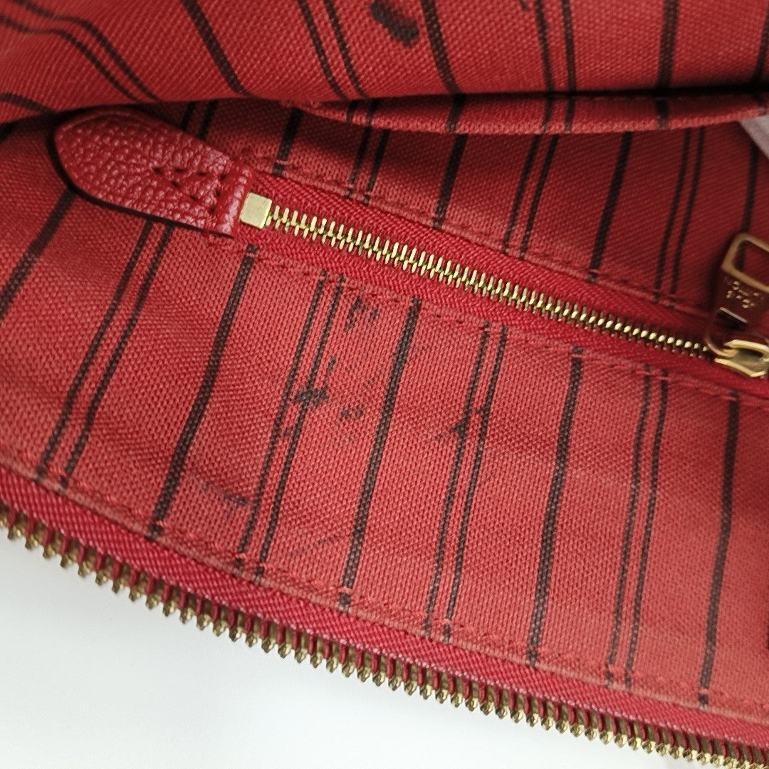 BASTILLE Monogram Calfskin Red