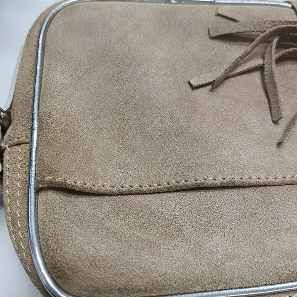 Suede Shoulder Bag Pink