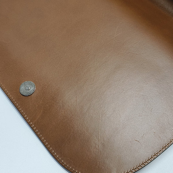 Monogram Canvas Shoulder Bag Brown