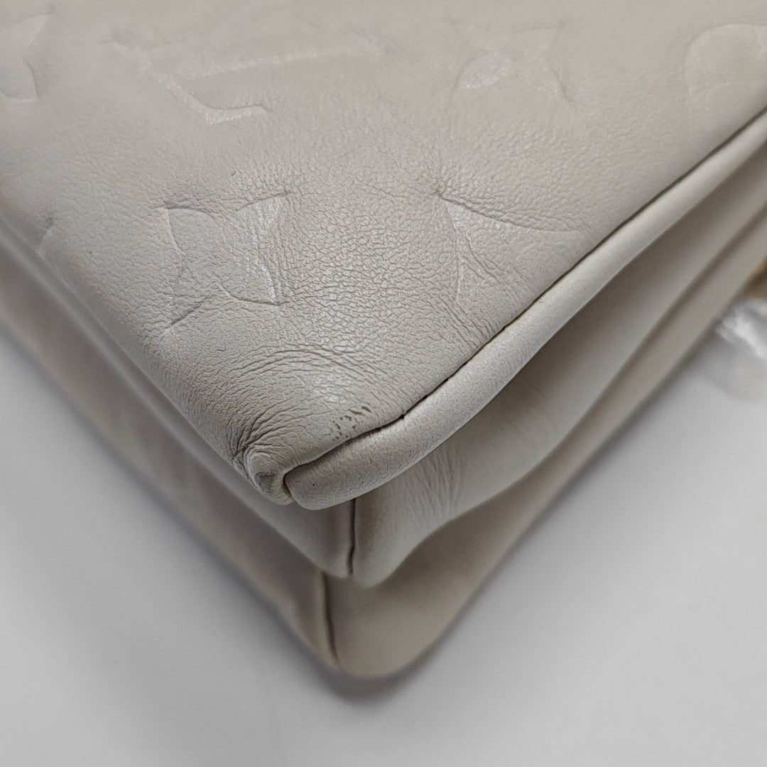 COUSSIN PM Lambskin White