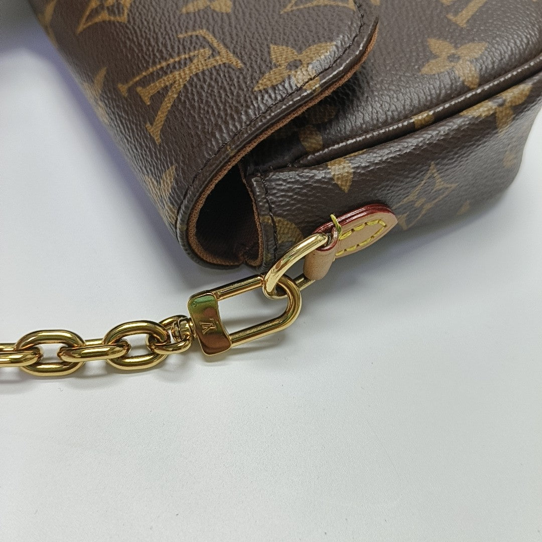 IVY Monogram Coated Canvas Brown