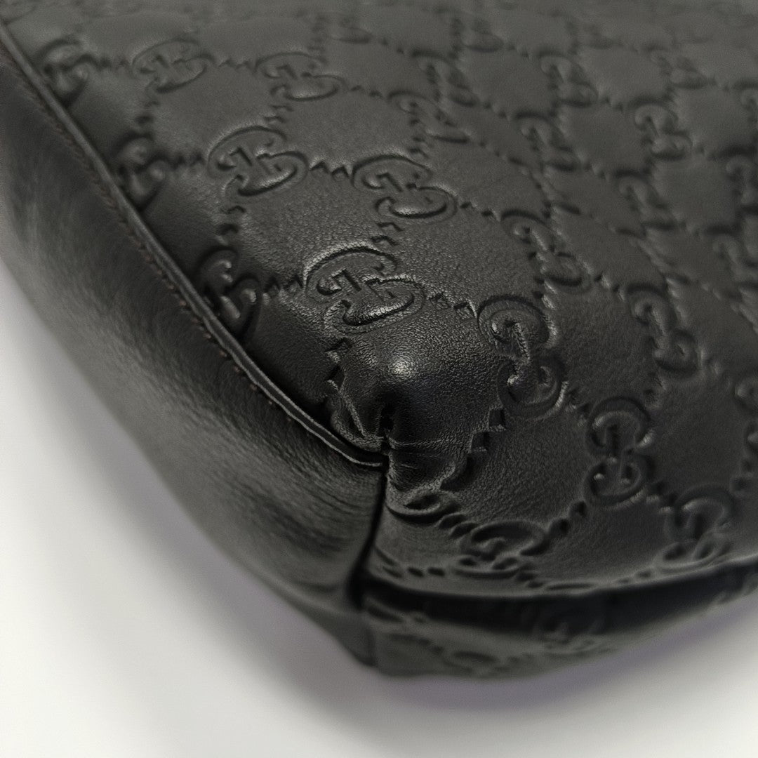 GG Imprime Monogram Calfskin Black
