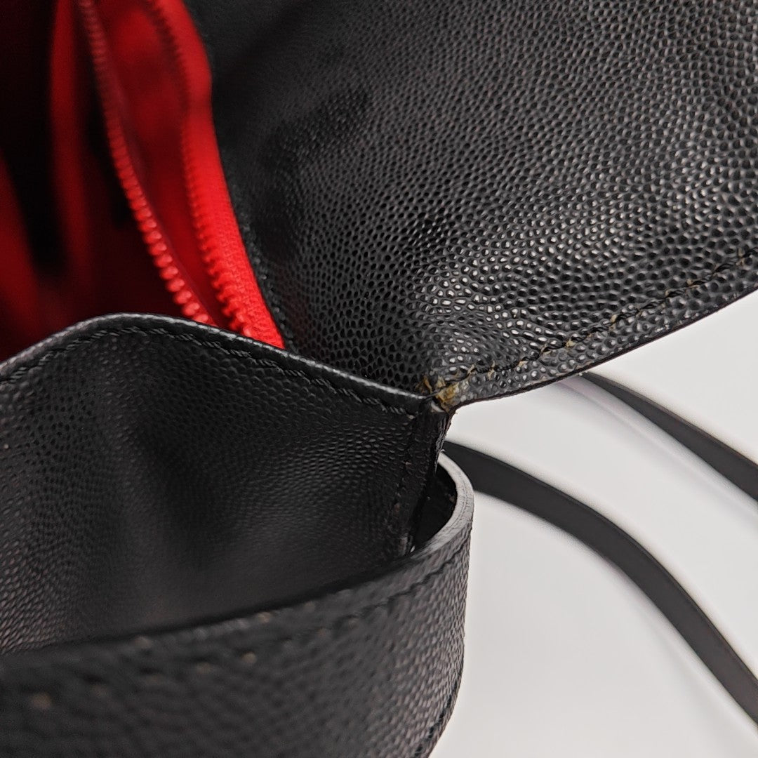Calfskin Shoulder Bag Black