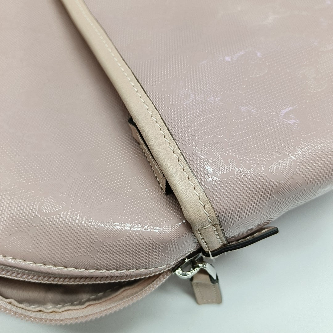Signature Monogram Coated Canvas Pink