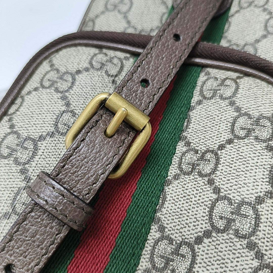 Authenticated pre-owned  Ophidia Mini Monogram Coated Canvas Beige - Shoulder Bag at Looply