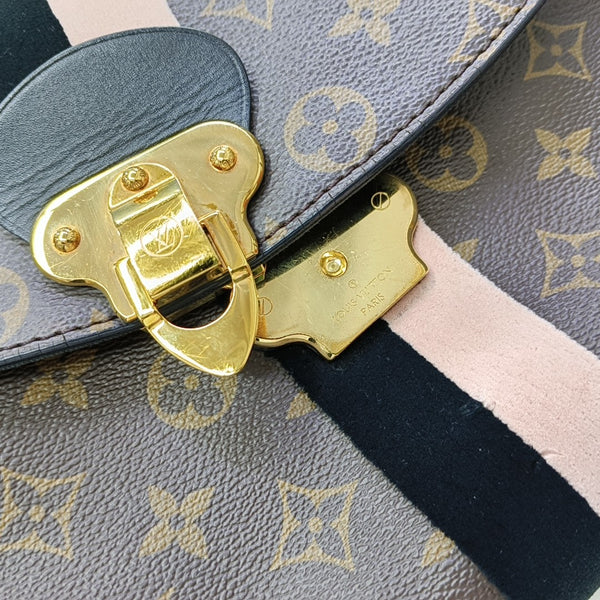 GEORGES BB Monogram Coated Canvas Brown