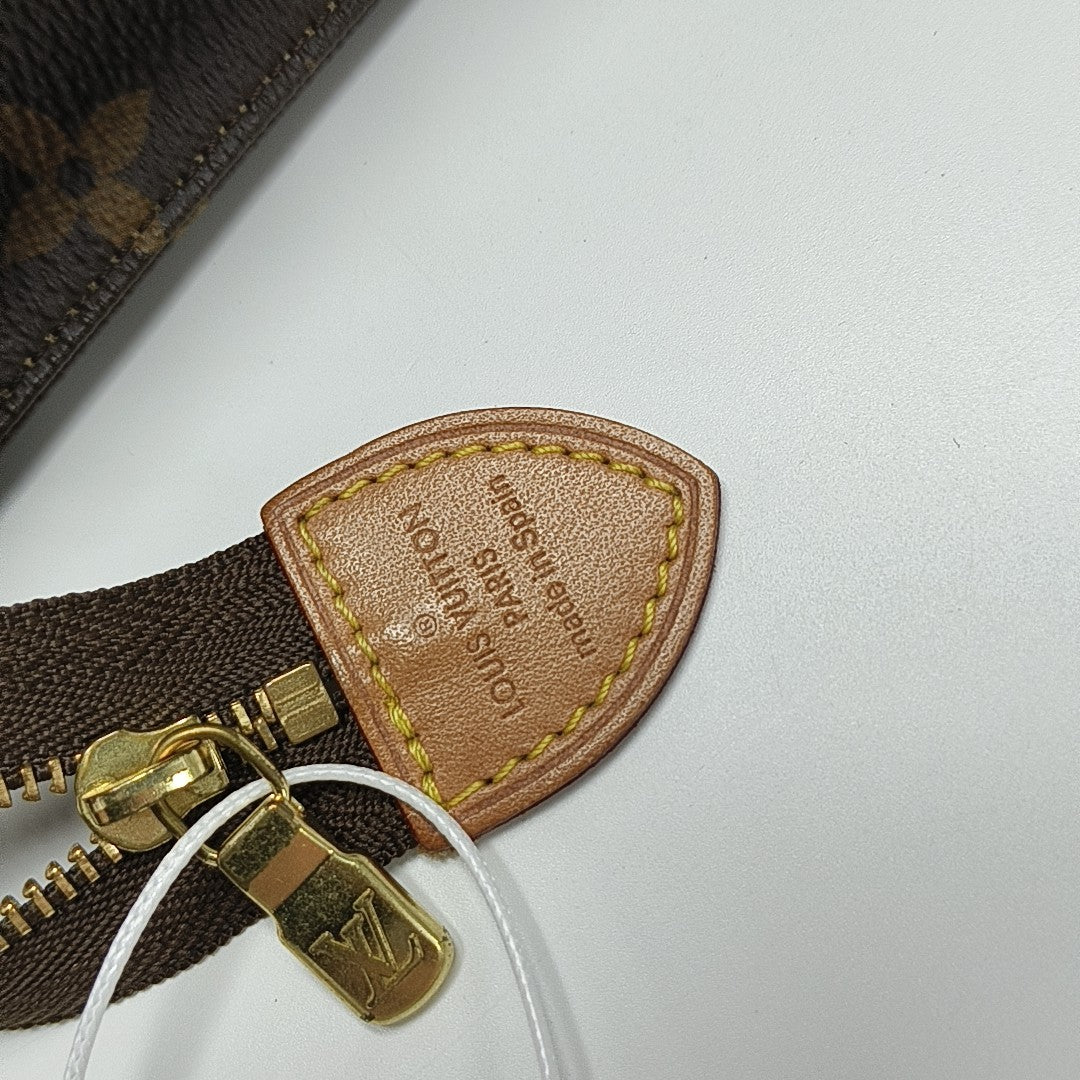 TOILET POCKET 19 Monogram Coated Canvas Brown