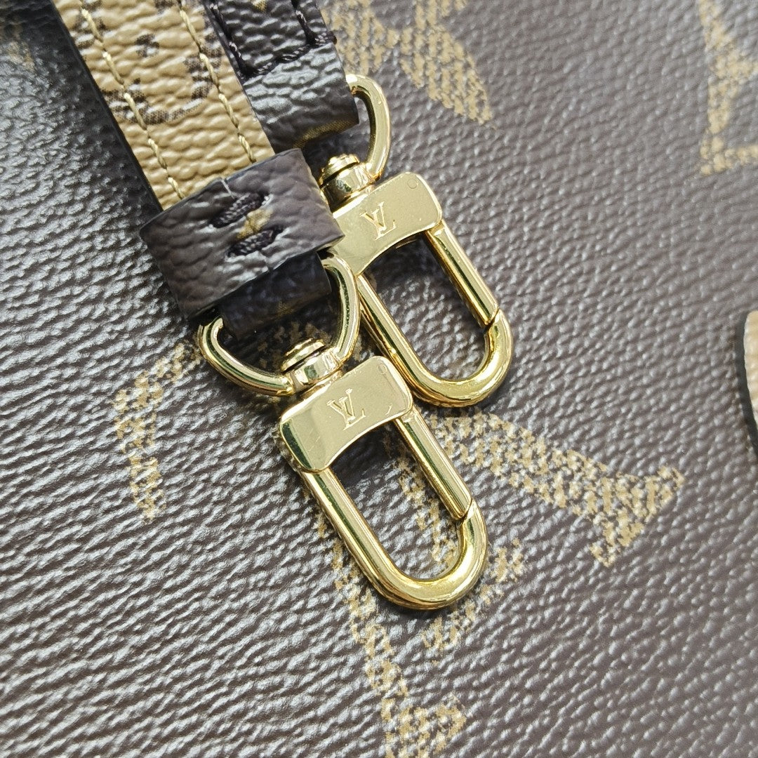 ONTHEGO BB Monogram Coated Canvas Brown