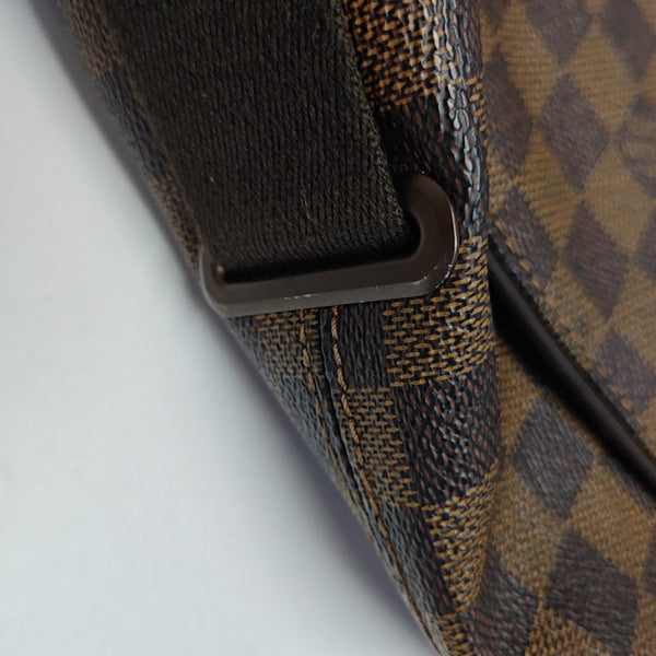 BROOKLYN Damier Ebene Coated Canvas Brown