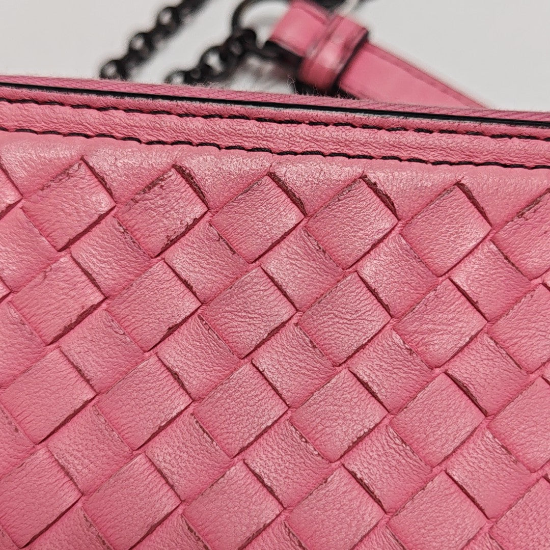 Lambskin Shoulder Bag Pink