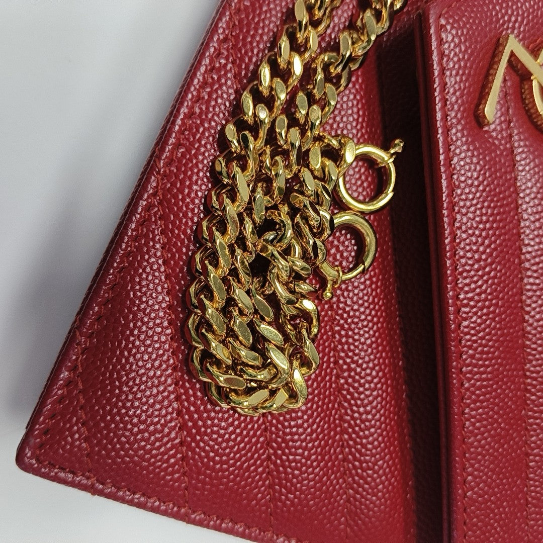 MONOGRAM WOC Quilted Calfskin Red