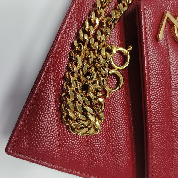 MONOGRAM WOC Quilted Calfskin Red