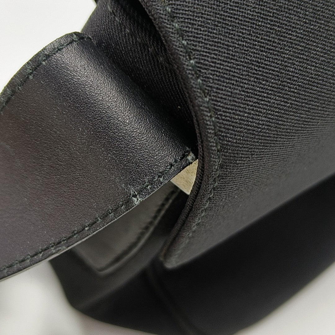 Fabric Shoulder Bag Black