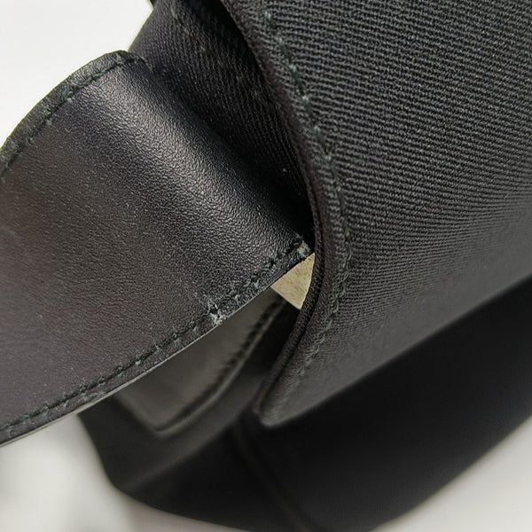 Fabric Shoulder Bag Black