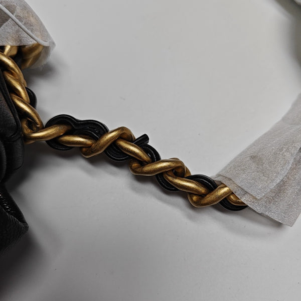CHANEL 19 Small Quilted Lambskin Black