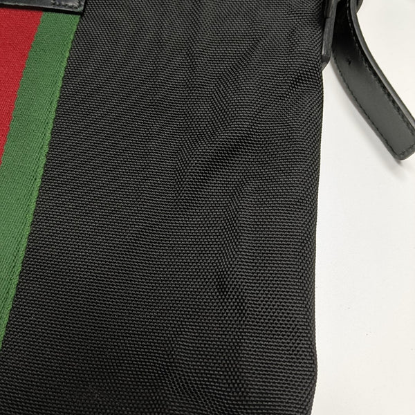 Fabric Crossbody Bag Black