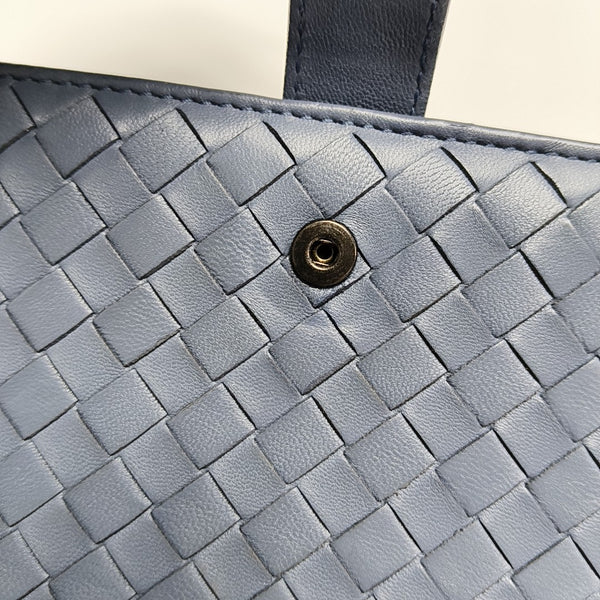 Lambskin Wallet Blue