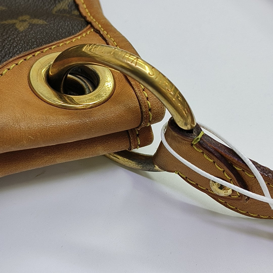 GALLIERA Monogram Coated Canvas Brown