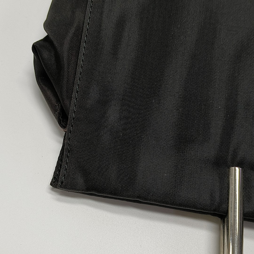 Nylon Top Handle Bag Black