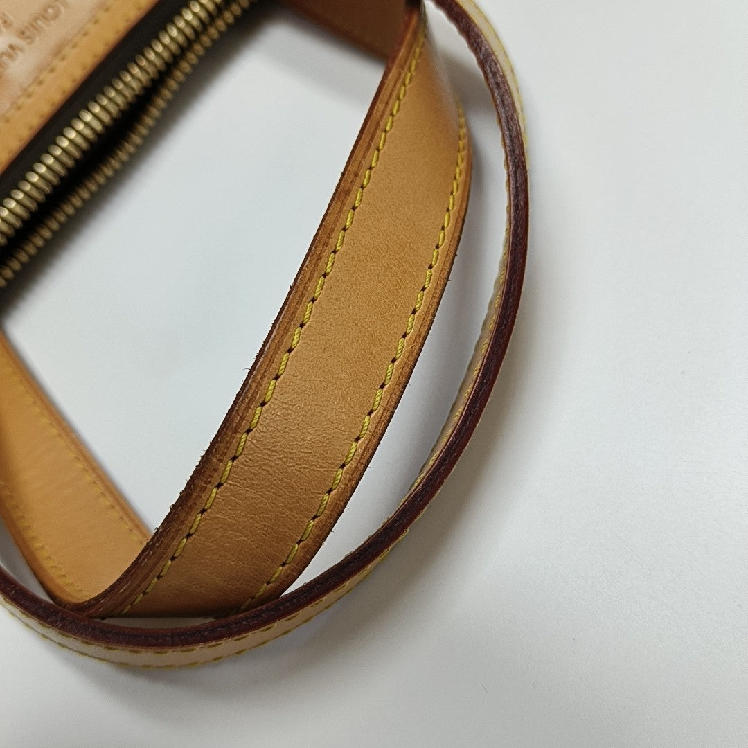 PALERMO PM Monogram Coated Canvas Brown