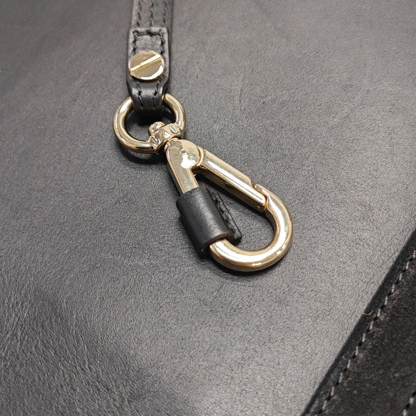 Faye Medium Calfskin Black