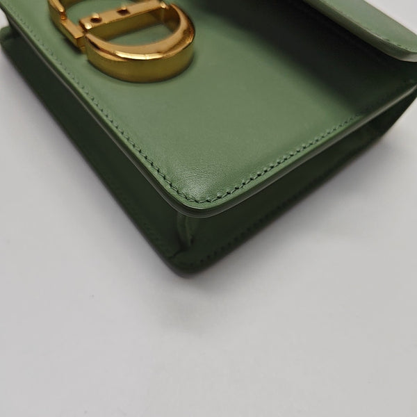 30 Montaigne Super Mini Calfskin Green