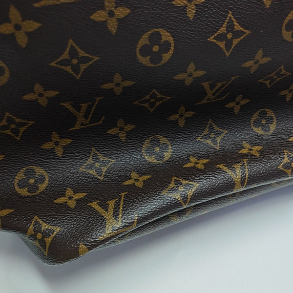 NEVERFULL MM Monogram Coated Canvas Brown