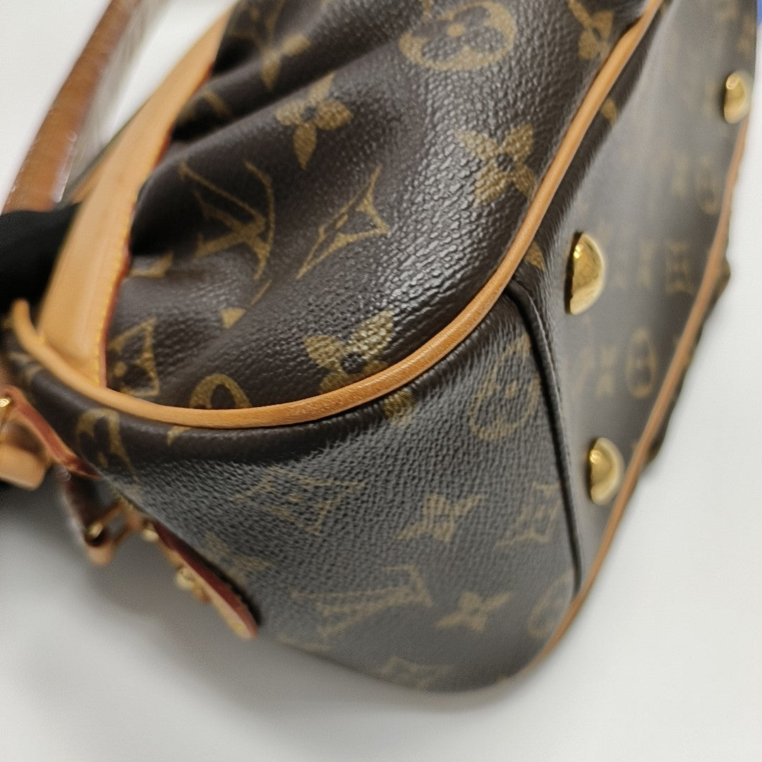 KLARA Monogram Coated Canvas Brown
