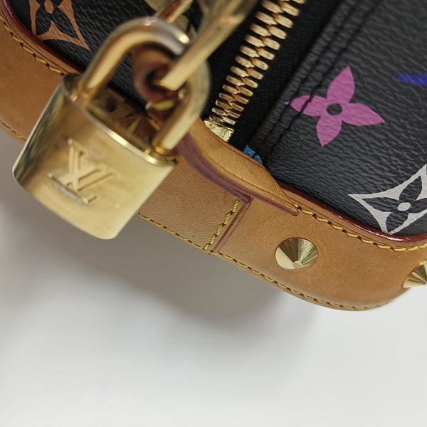 ALMA PM Monogram Coated Canvas Black