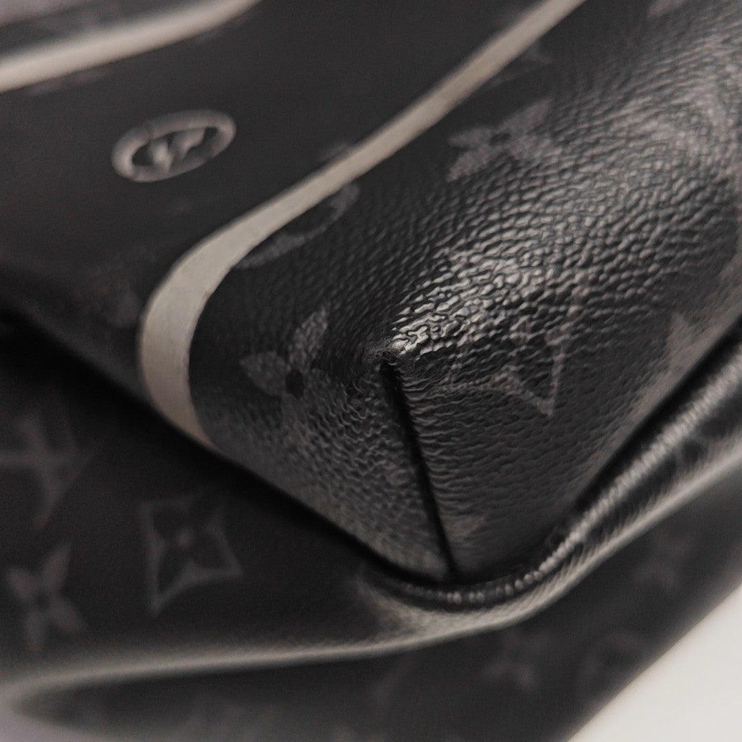 DISCOVERY PM Monogram Coated Canvas Black