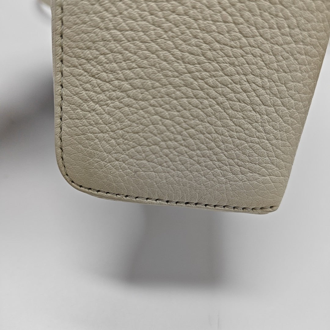 Extra Pocket 19 Calfskin White