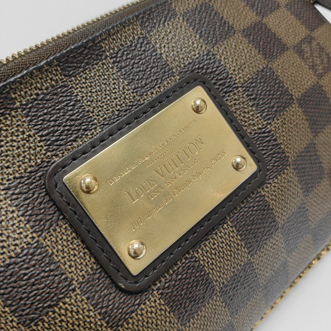 EVA Damier Ebene Coated Canvas Brown