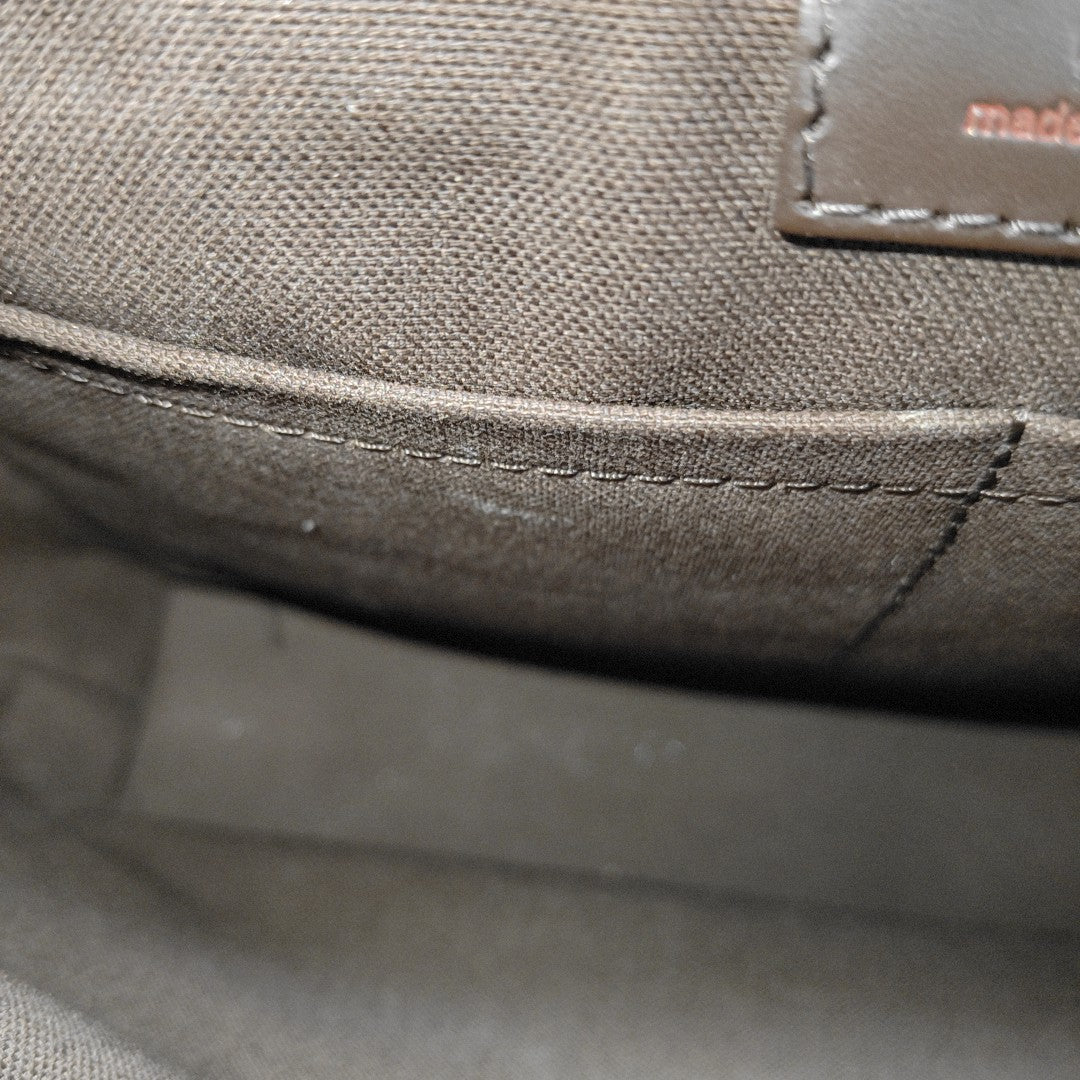 DISTRICT PM Damier Ebene Coated Canvas Brown