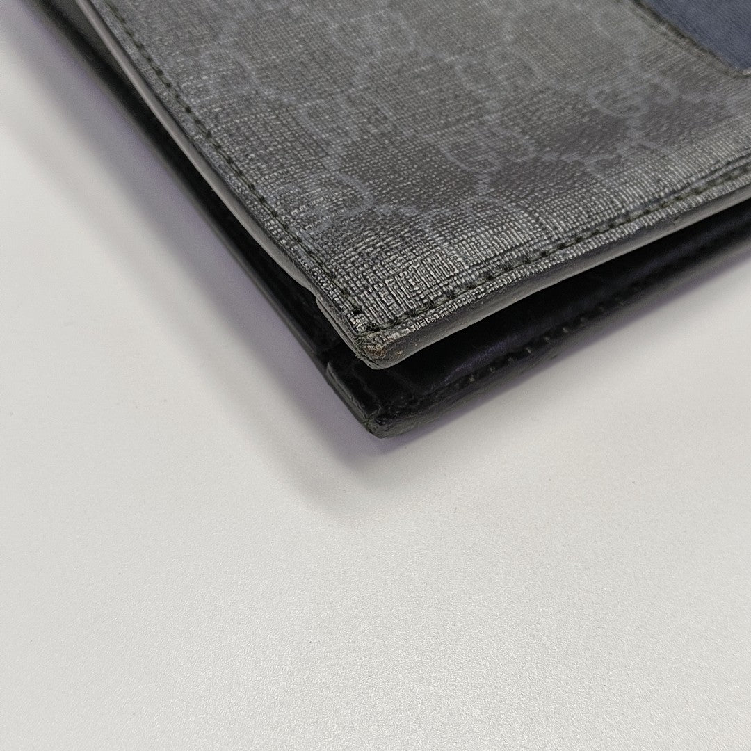 GG Supreme Monogram Coated Canvas Gray